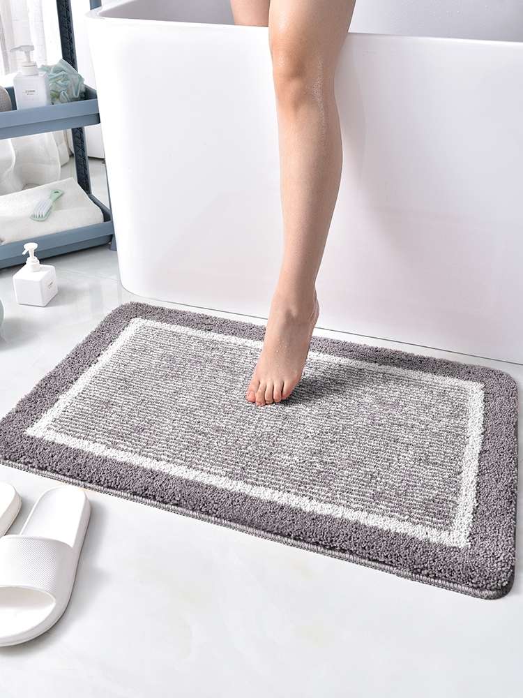 Chenier Bathroom anti-slip Absorbent Floor Mat for Home and Hotel use 8
