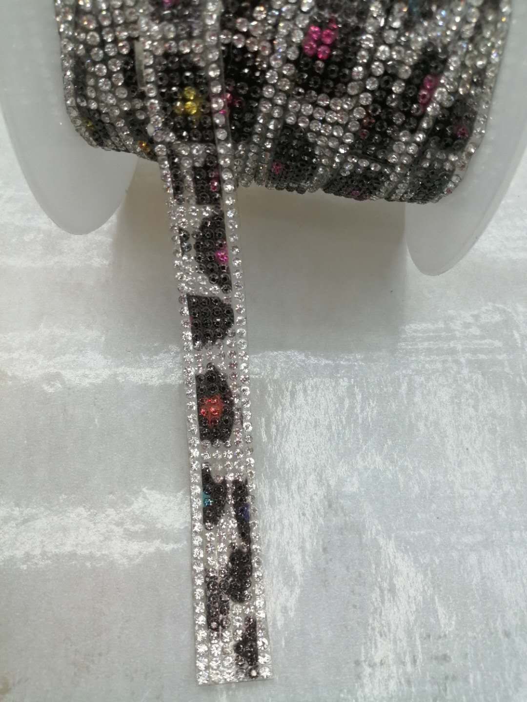 Rhinestone Hot Drawing, Long Lace Pattern Specification drawing
