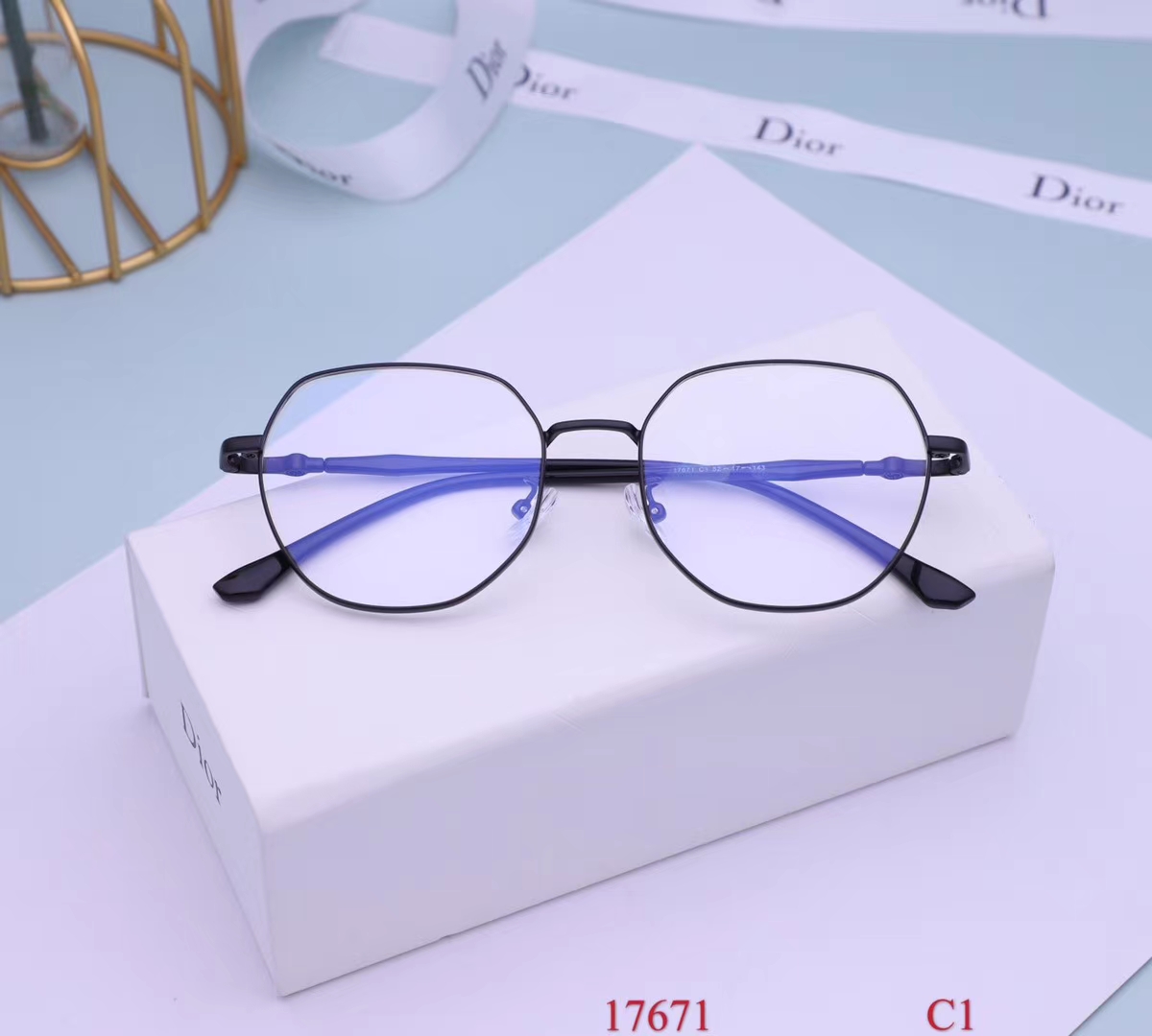 框架眼镜实物图