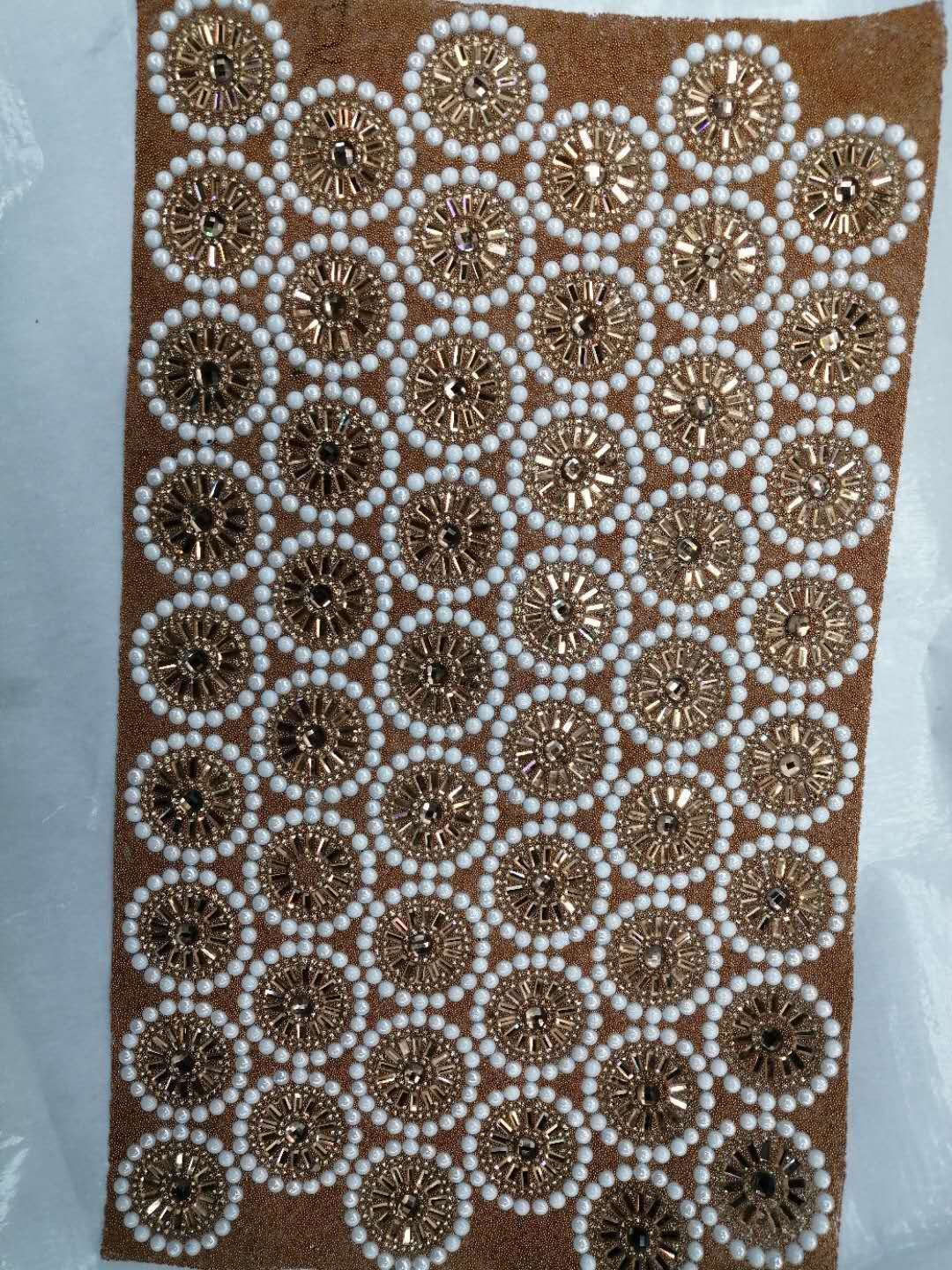 Plastic Mesh, Rhinestone Hot Drawing. 51 Circles details Picture