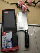 锋利菜刀家用中式切片刀厨房刀具不锈钢厨师专业刀现货批发 。