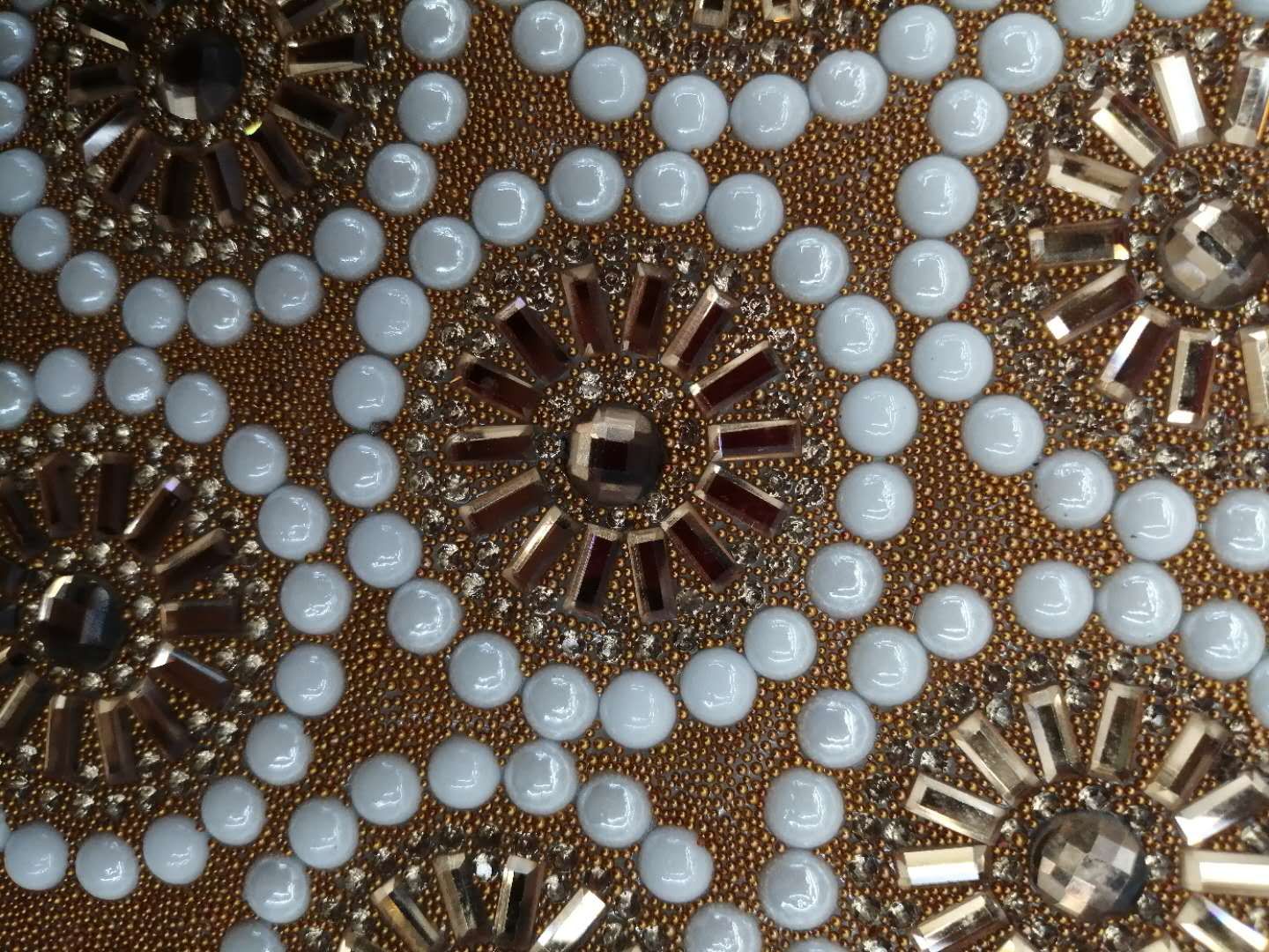 Plastic Mesh, Rhinestone Hot Drawing. 51 Circles Specification drawing