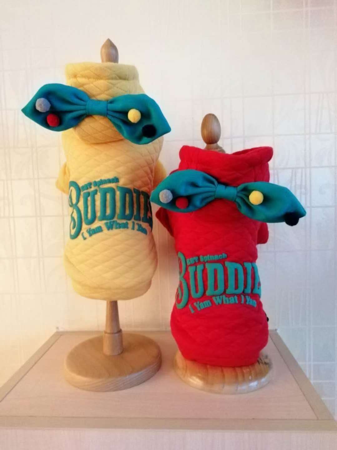 宠物用品爆款衣服产品款式新颖色彩绚丽多彩多姿白底实物图