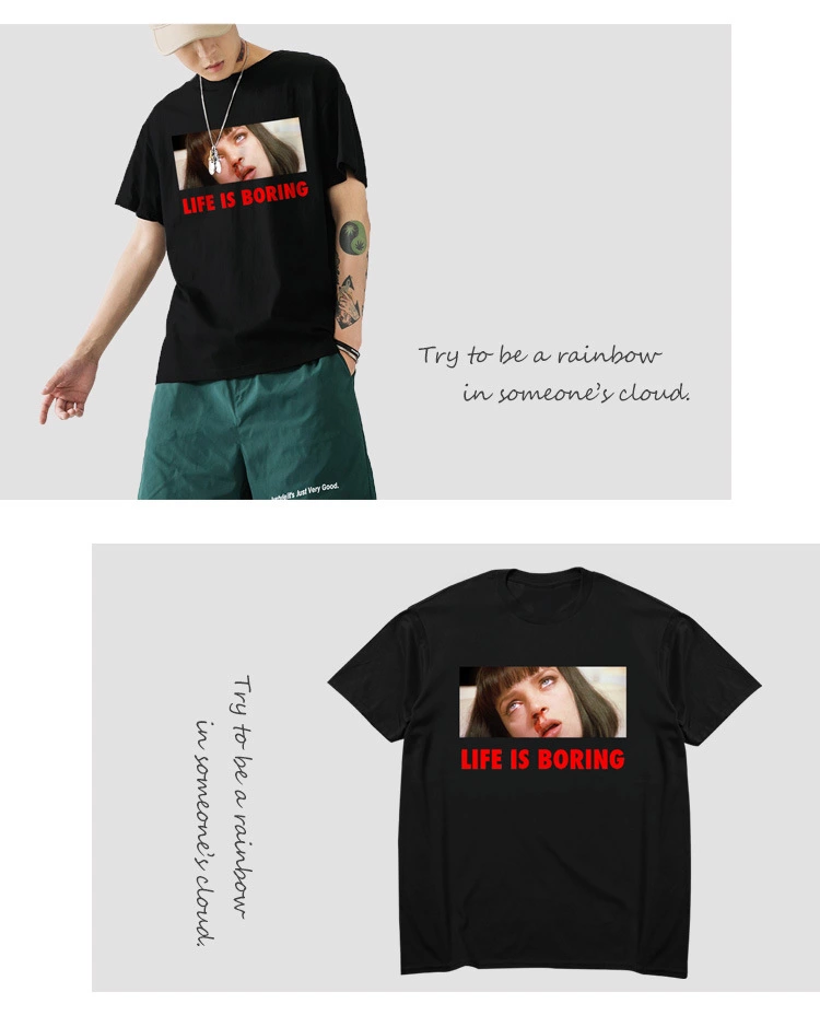 Kangli Digital direct Printing T-shirt Customization Group Uniform Advertising Shirt Original high-end T-shirt One piece processing customization factory direct sales wholesale customization detail image 6