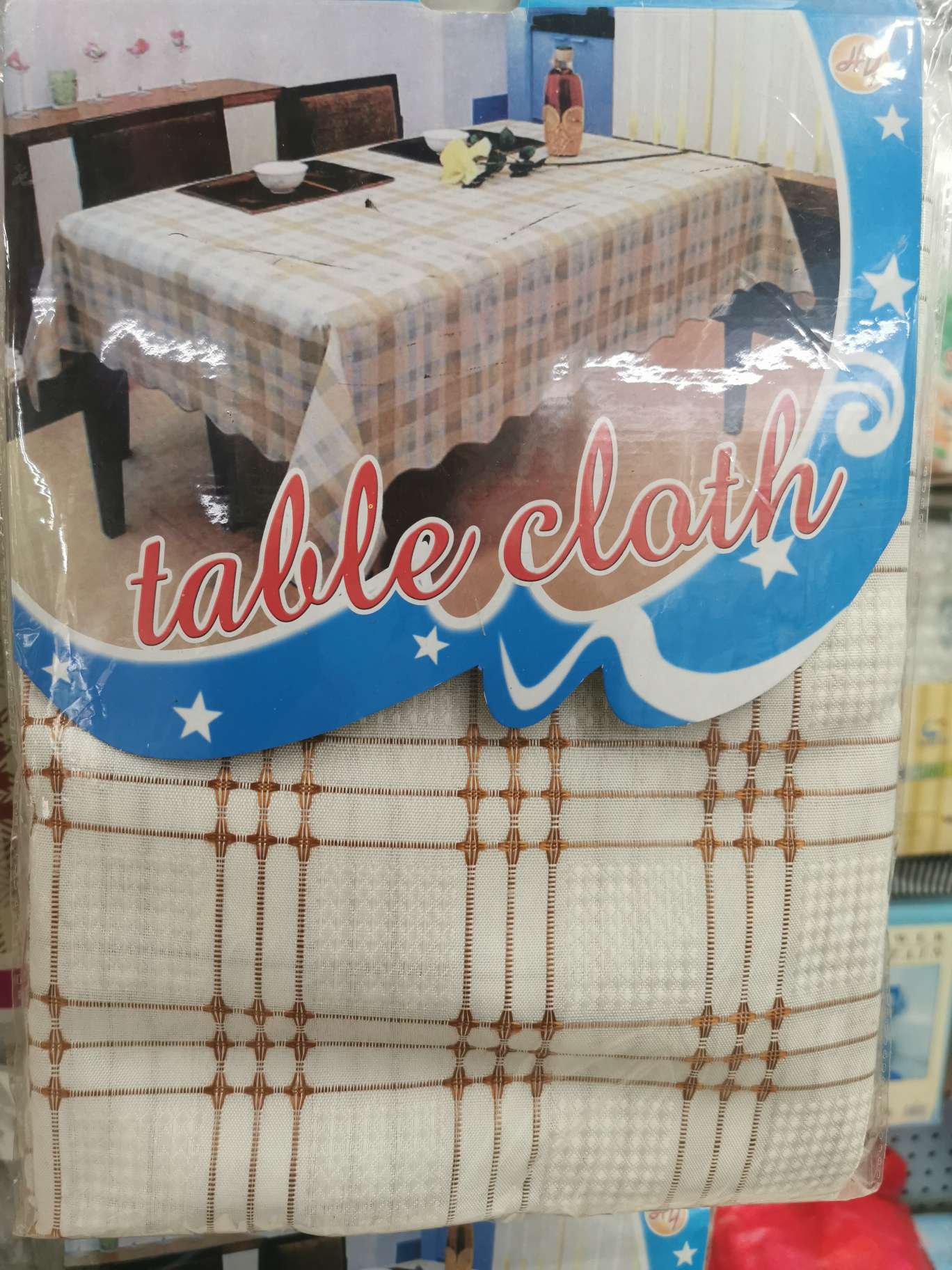 Four Money Check Cloth Tablecloth