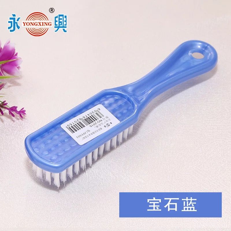 长柄塑料洗鞋刷子洗衣板刷子软毛家用多功能清洁刷除尘地板衣领刷详情图7