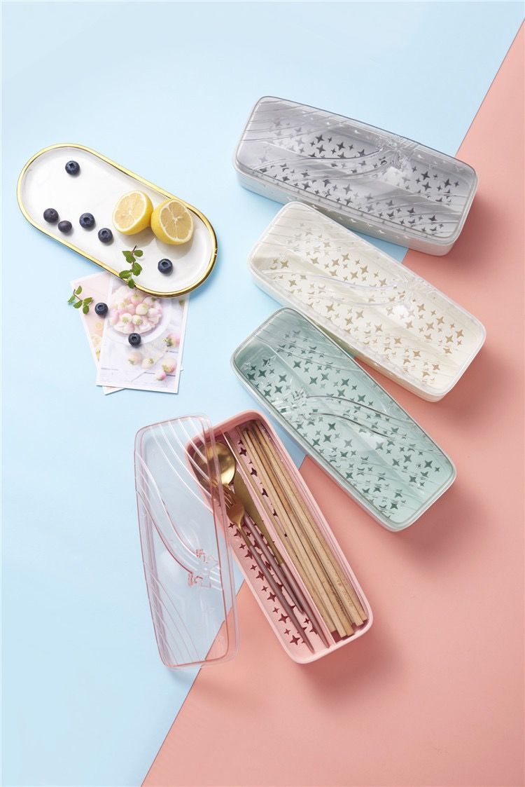 丝带筷笼家用沥水筷子篓 厨房餐具壁挂置物架 筷子收纳盒筷筒架筷勺子架托