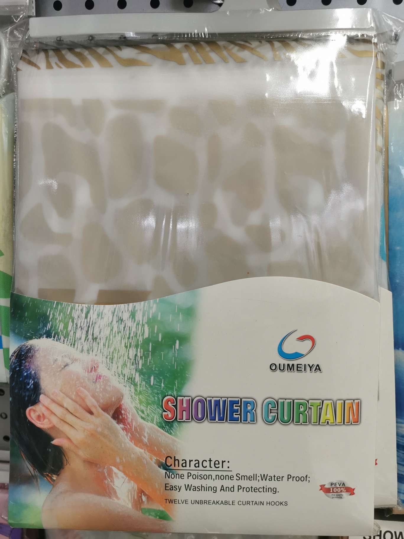 Pvc Large Package Shower Curtain