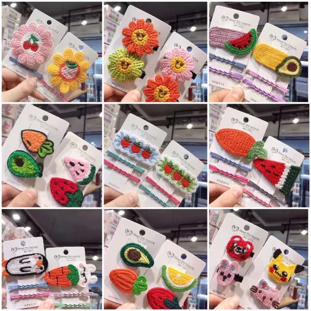 编织压夹一字套夹 女孩可爱仙女 时尚个性多款式