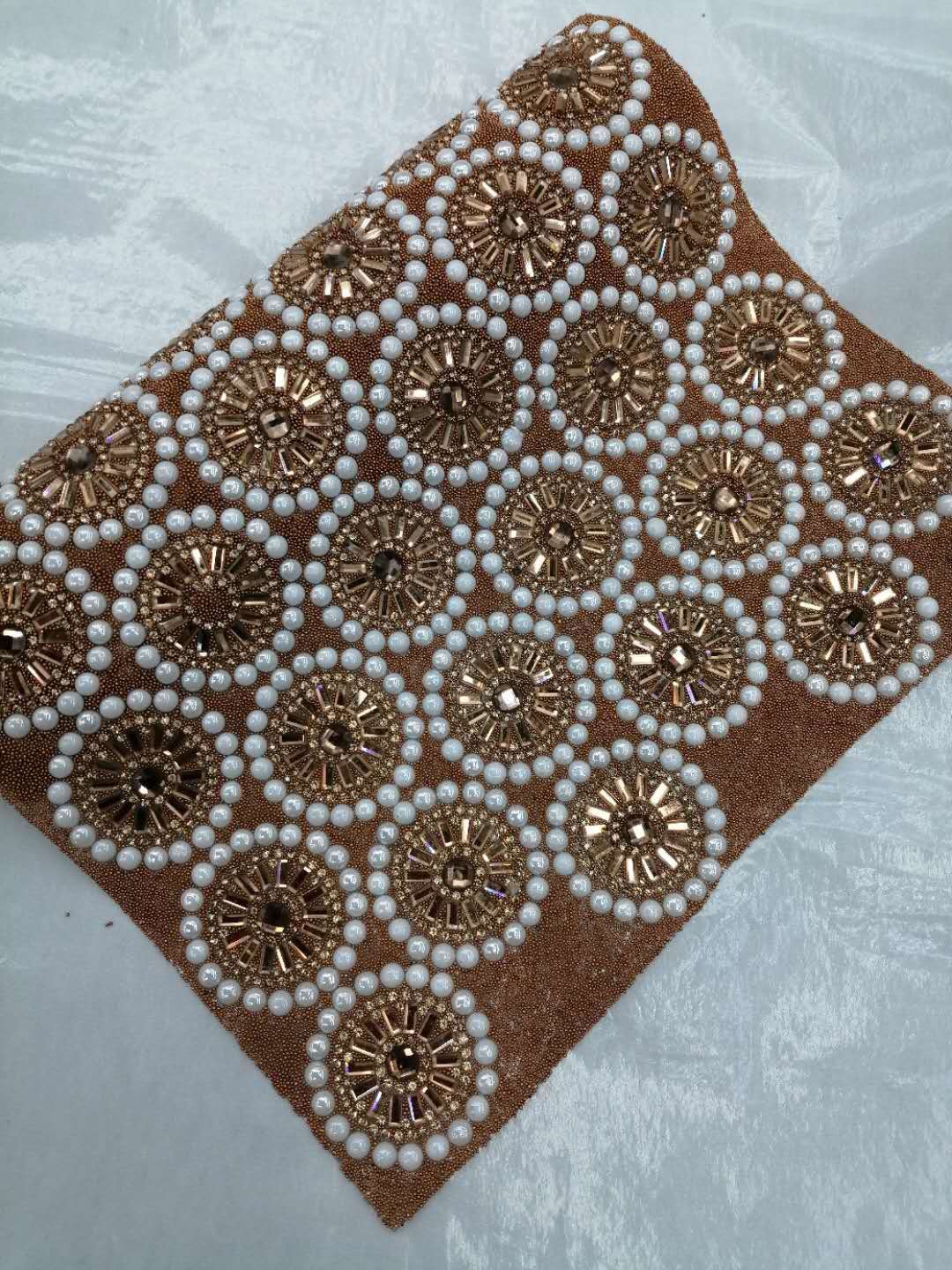 Plastic Mesh, Rhinestone Hot Drawing. 51 Circles