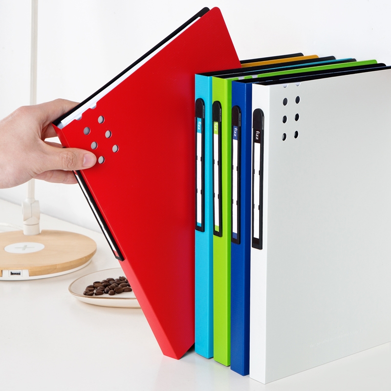 广博A4文件夹资料收集收纳册60页透明乐谱夹子多功能分页多层插页夹钢琴谱收藏夹立体背条文件作品集画册图纸