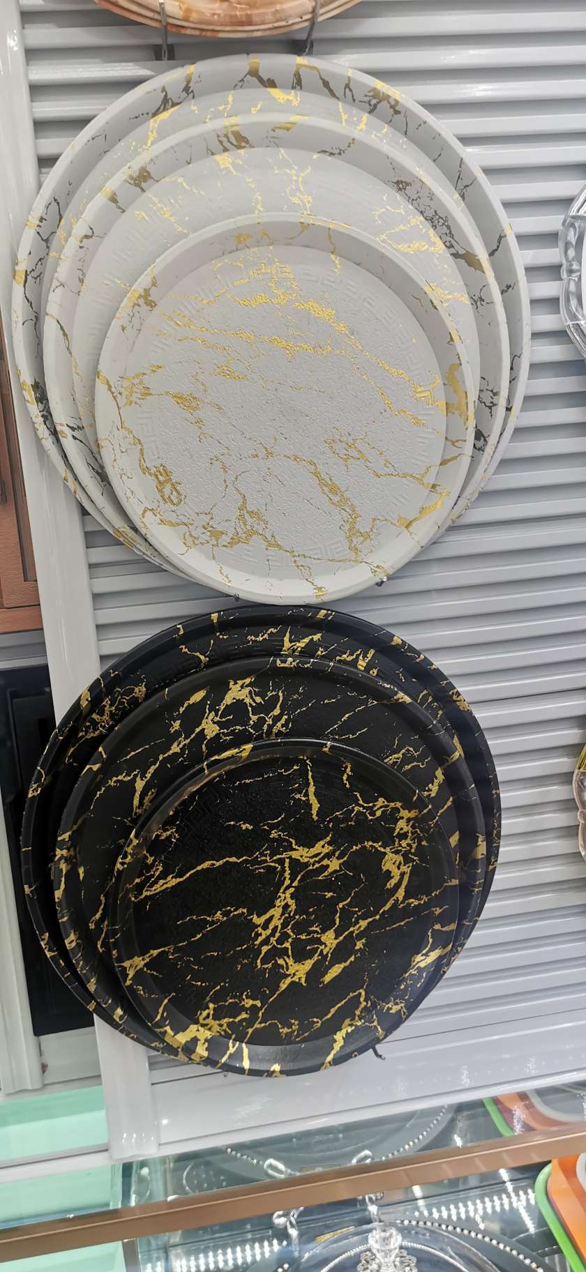 Commercial Household Food Tray For Students' Canteen Commercial And Residential Storage Tray Black Marble White Marble
Diameter
Dir28cm
29Cm
36Cm
40.5 Cm undefined