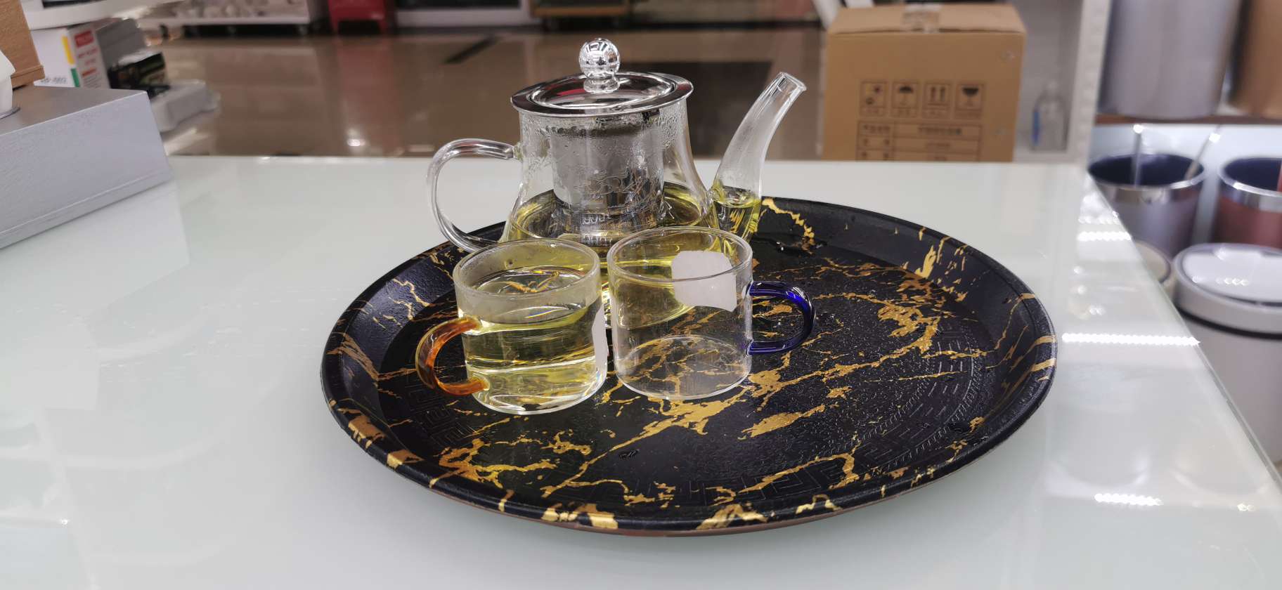 Commercial Household Food Tray For Students' Canteen Commercial And Residential Storage Tray Black Marble White Marble
Diameter
Dir28cm
29Cm
36Cm
40.5 Cm Application Scenario
