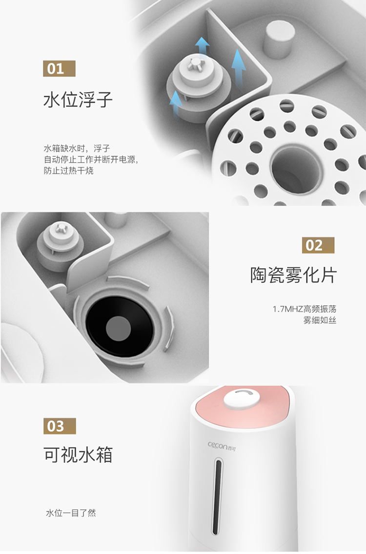 Ultrasonic Humidifier Sh4073 Application Scenario