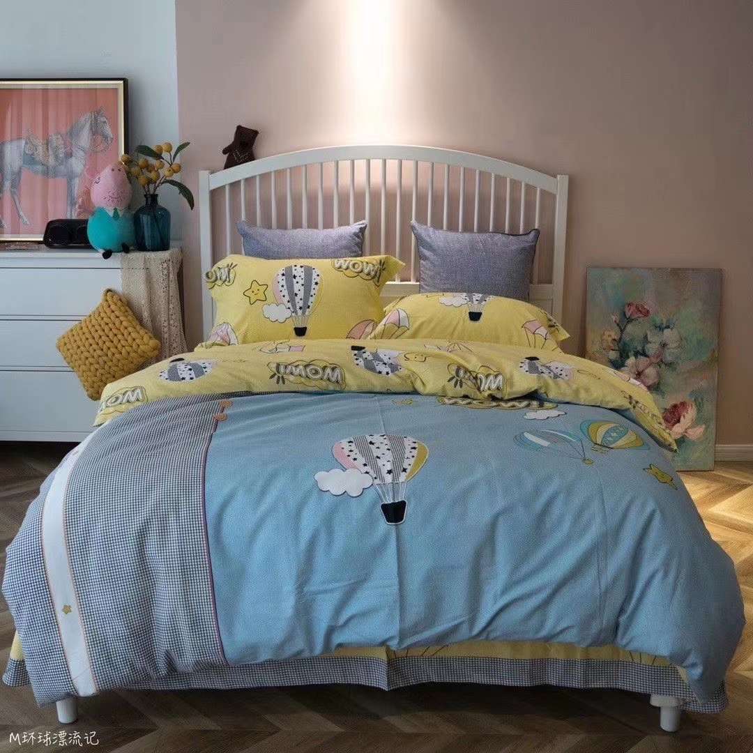 Cotton Wool Global Drift Bedding 4-Piece Set