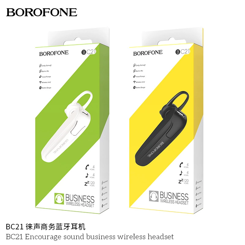 BOROFONE 热卖爆款BC21商务蓝牙耳机 创意无线单耳 耳机时尚音乐耳麦通用详情图2