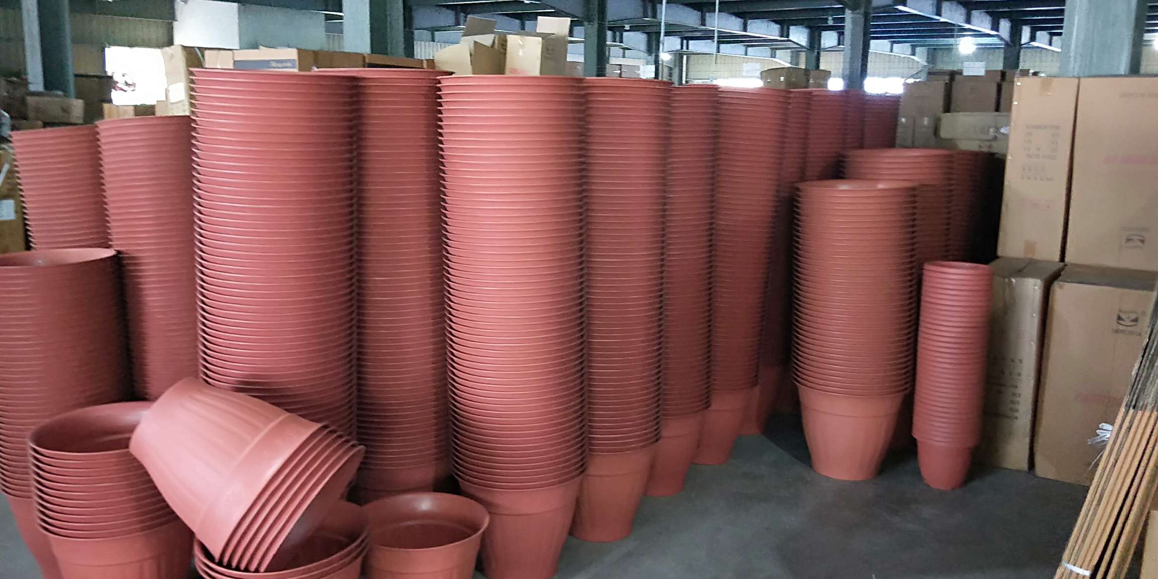 Factory Direct Sales Two-Color Pot Nursery Pot Plastic Flowerpot Quantity Large Discount details Picture