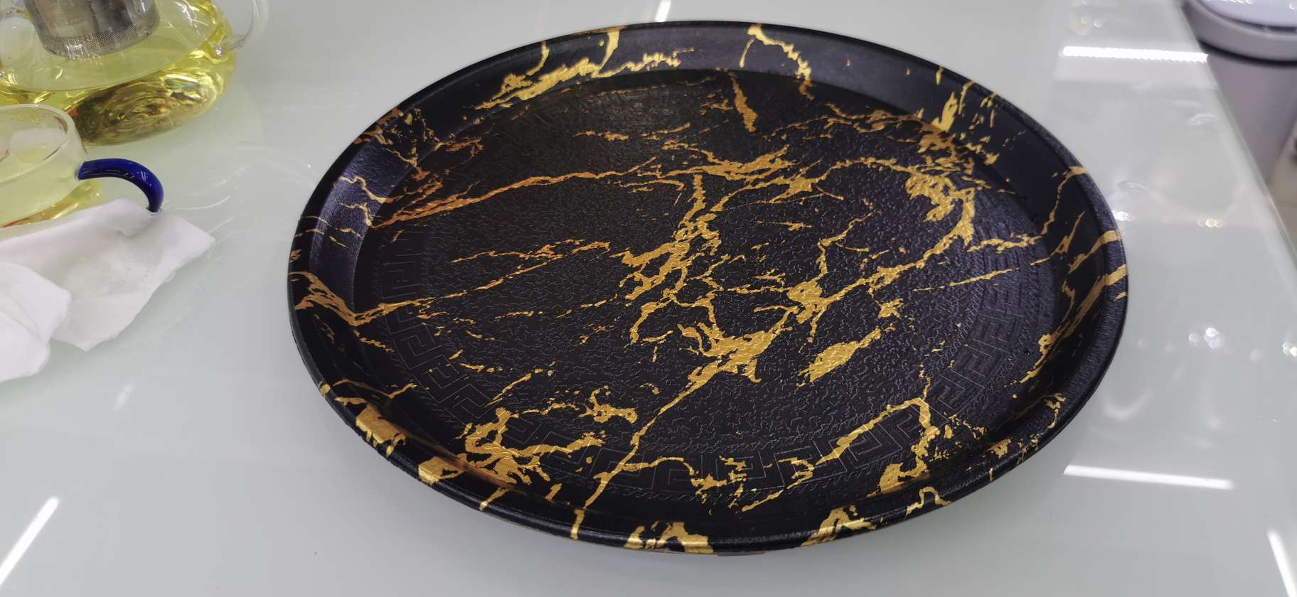 Commercial Household Food Tray For Students' Canteen Commercial And Residential Storage Tray Black Marble White Marble
Diameter
Dir28cm
29Cm
36Cm
40.5 Cm undefined
