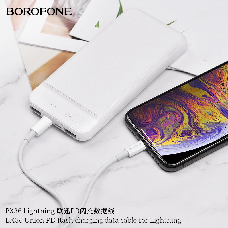 Borofone菠萝风 BX36 适用苹果8手机以上PD闪充数据线 PD快充新款热卖详情图9