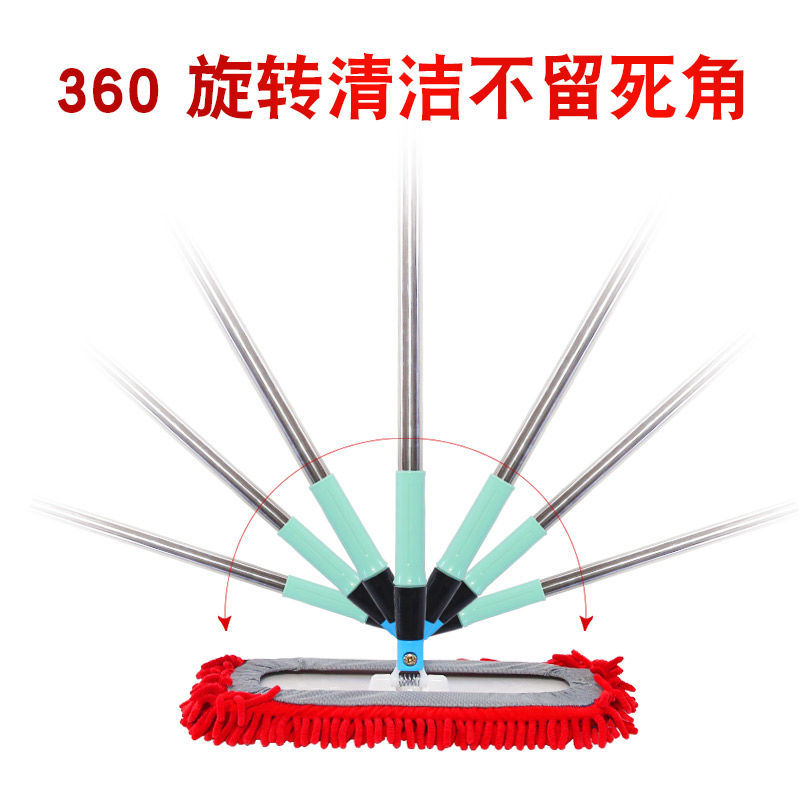 Chenier flat mop, a perfect mopping tool for tiles and wooden floors, water-absorbing household mop, large hotel mop Specification image