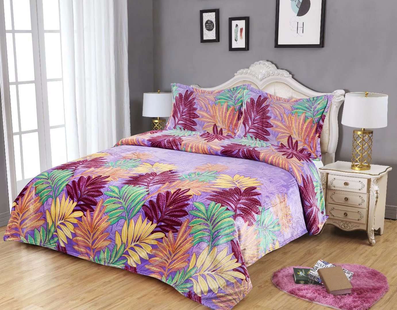 新款法兰绒三件套被子 多款式可选详情图10