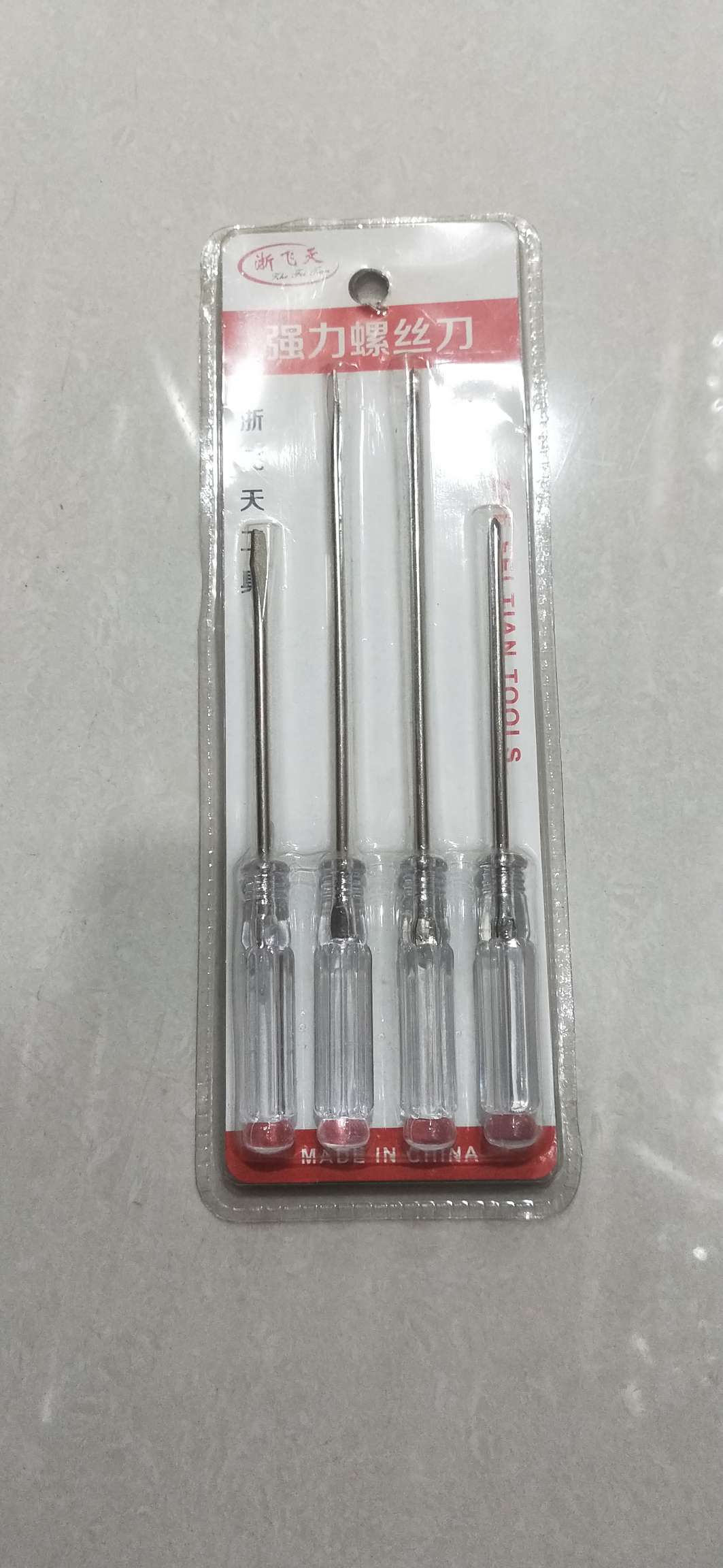 Four screwdrivers
