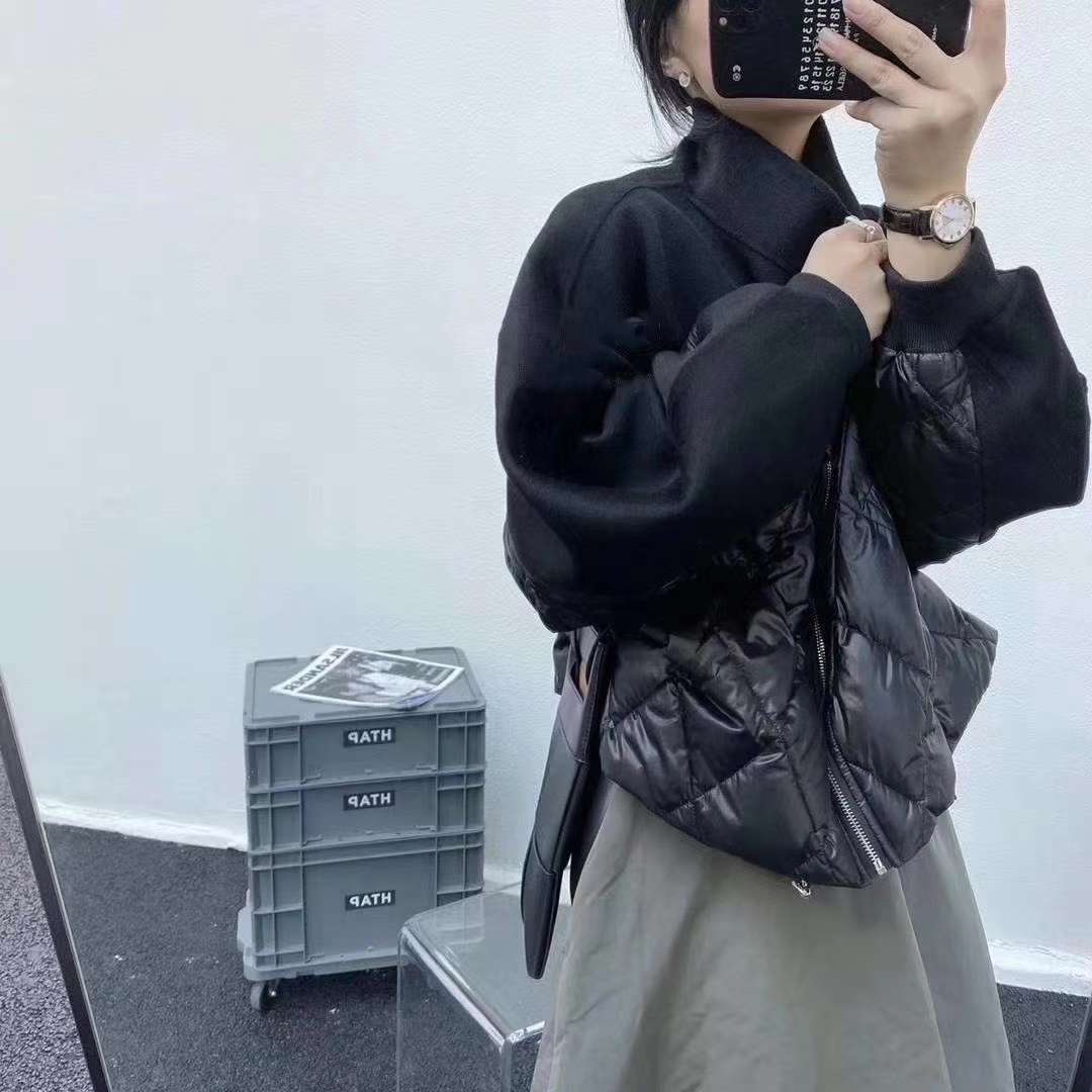 Cashmere Down Jacket full figure