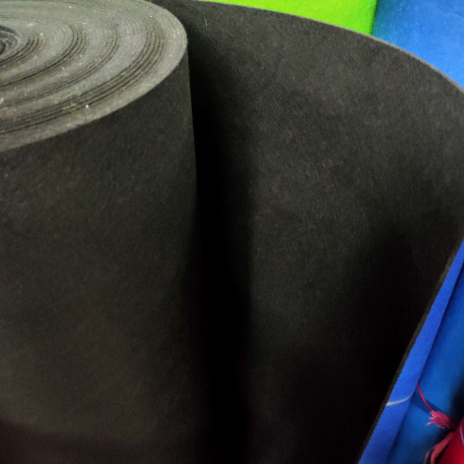 Black 3mm non-woven fabric details Picture