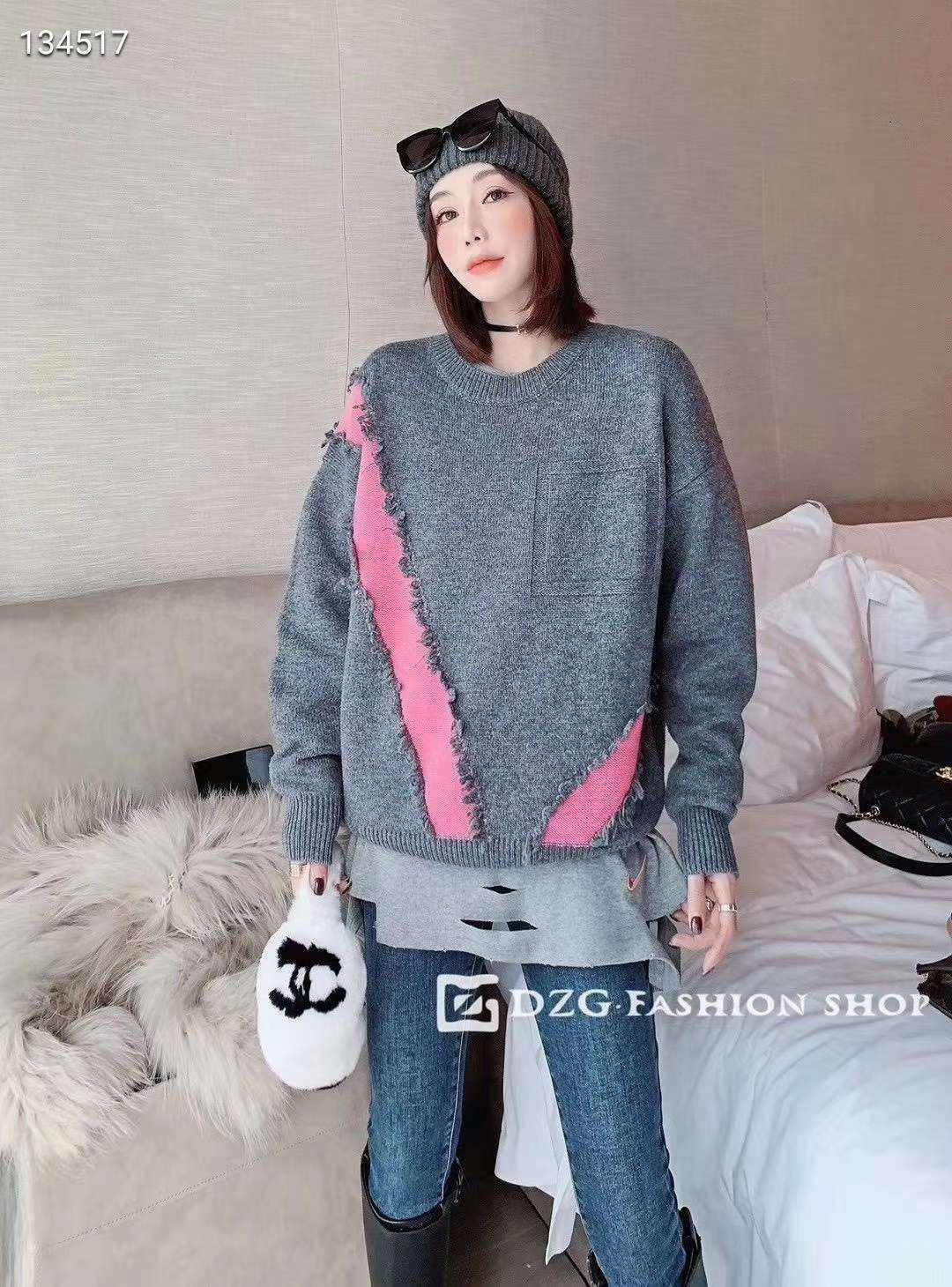 Color-Matching Sweater