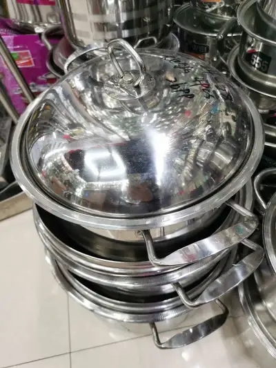 3-Piece Pot With Wide Edge