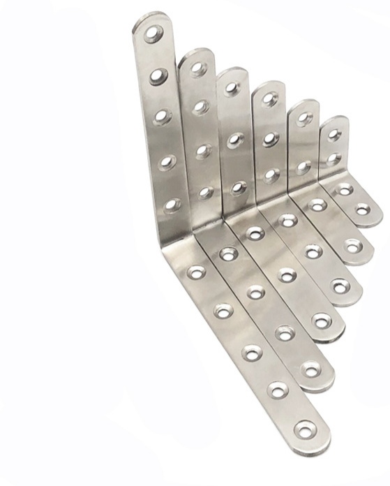 Thickened color L straight iron Angle code 90 degree connection Angle code furniture hardware accessories hanging corner