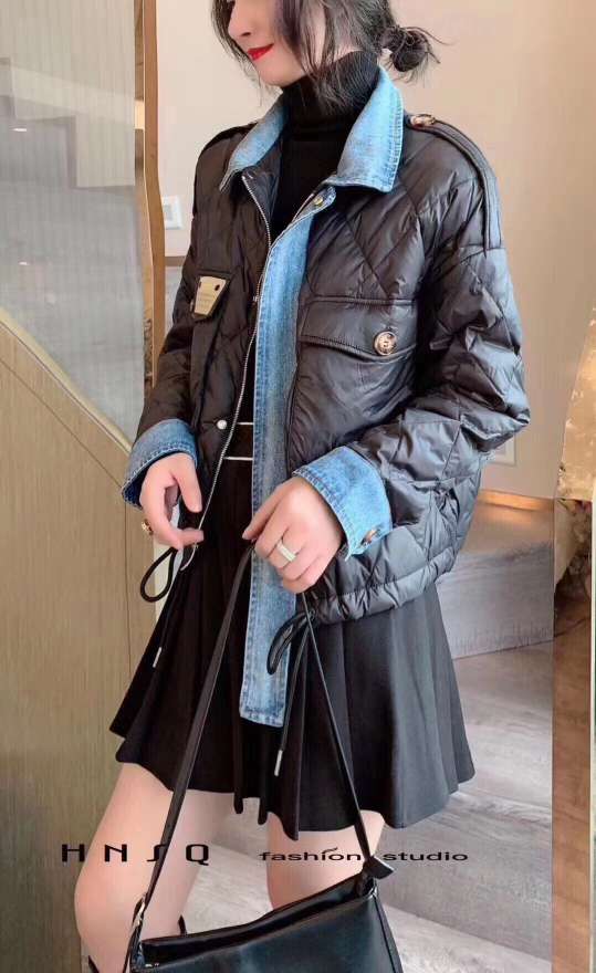 Color Matching Down Jacket