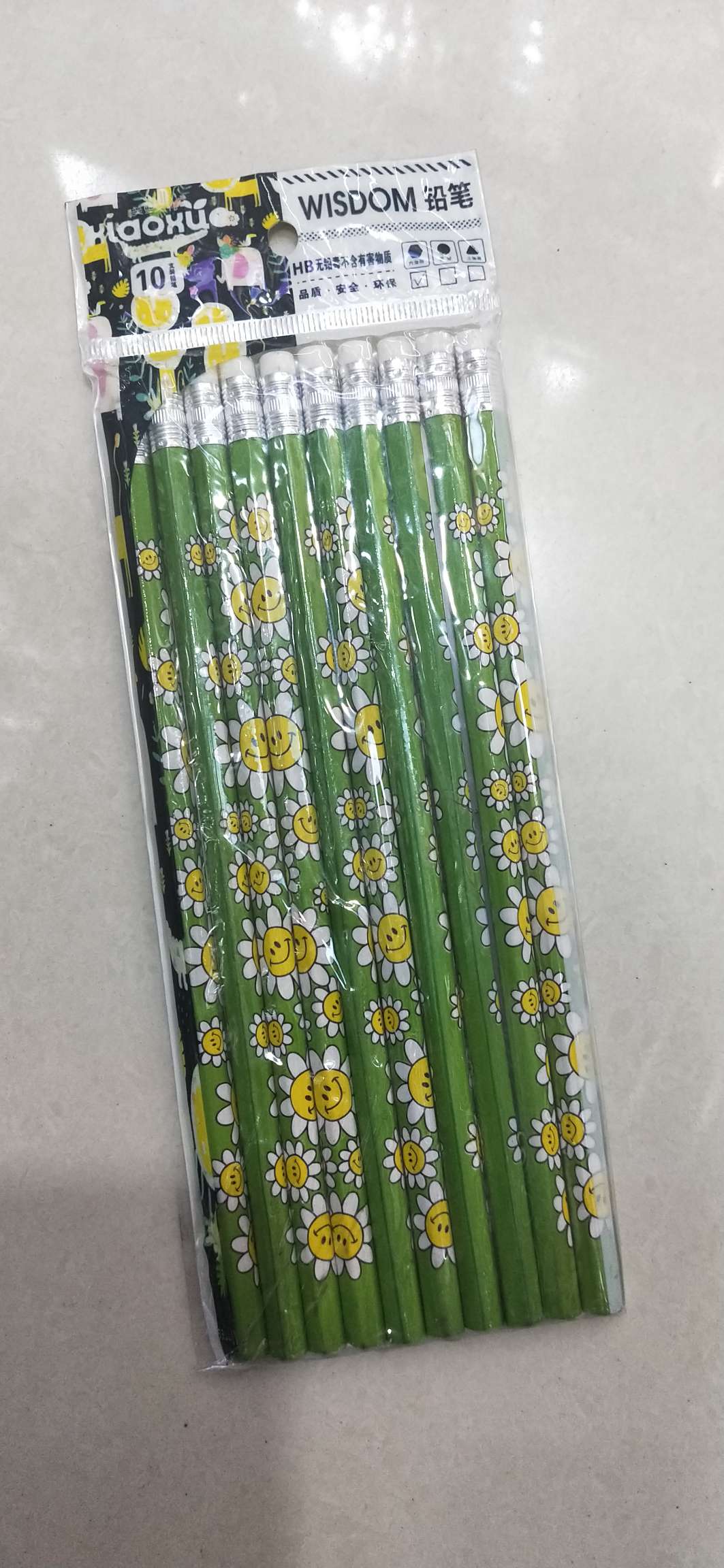 Ten pencils
