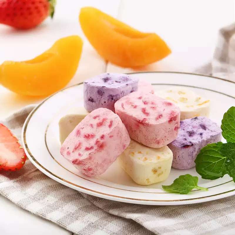 冻干草莓脆水果干蓝莓黄桃网红零食小吃图