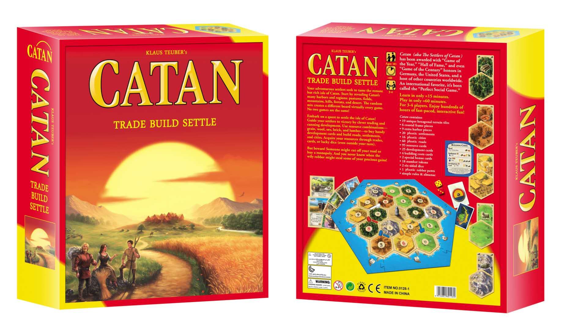 CATAN  0128  卡坦岛游戏 卡片益智游戏  卡牌桌游产品图