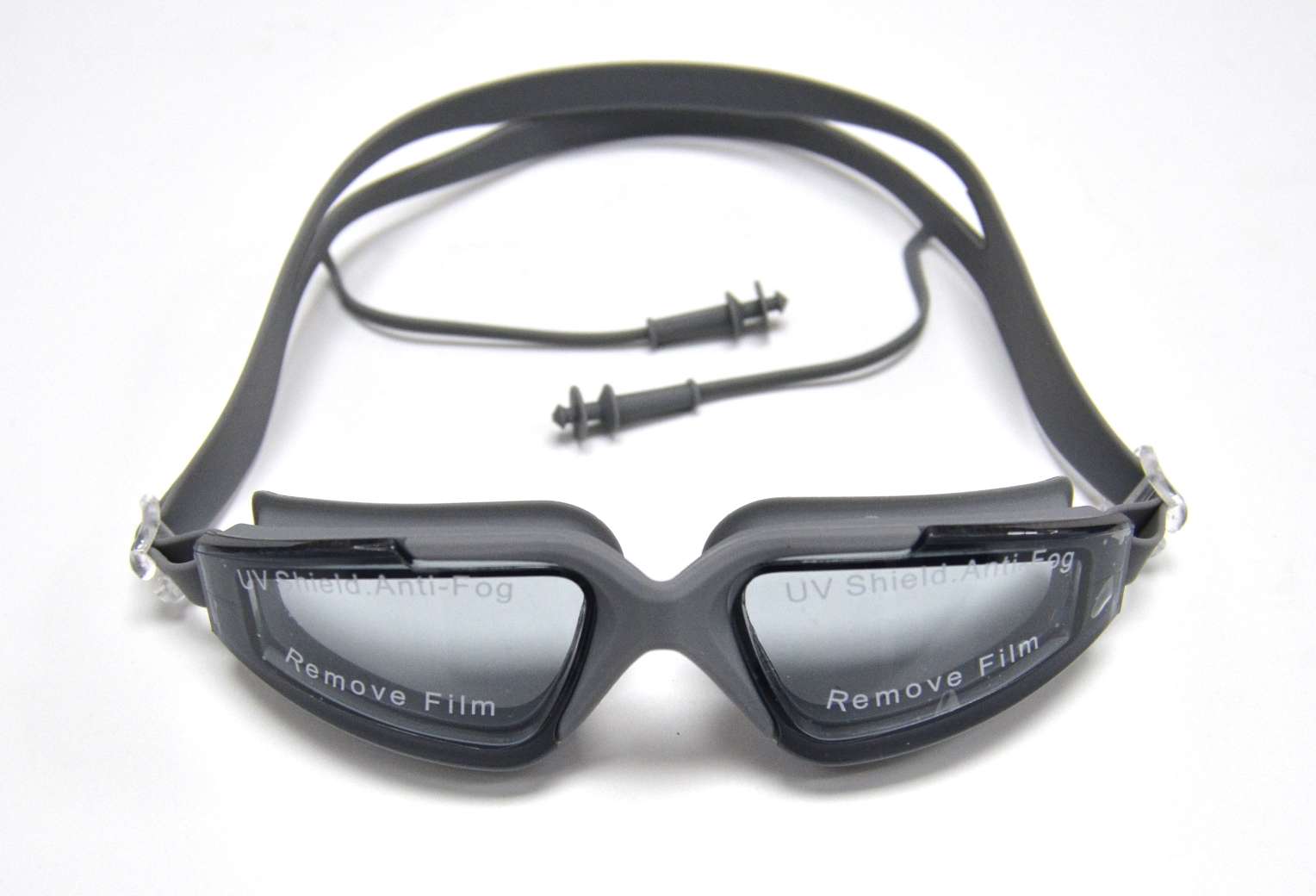 搏路成人游泳镜BL1007白底实物图