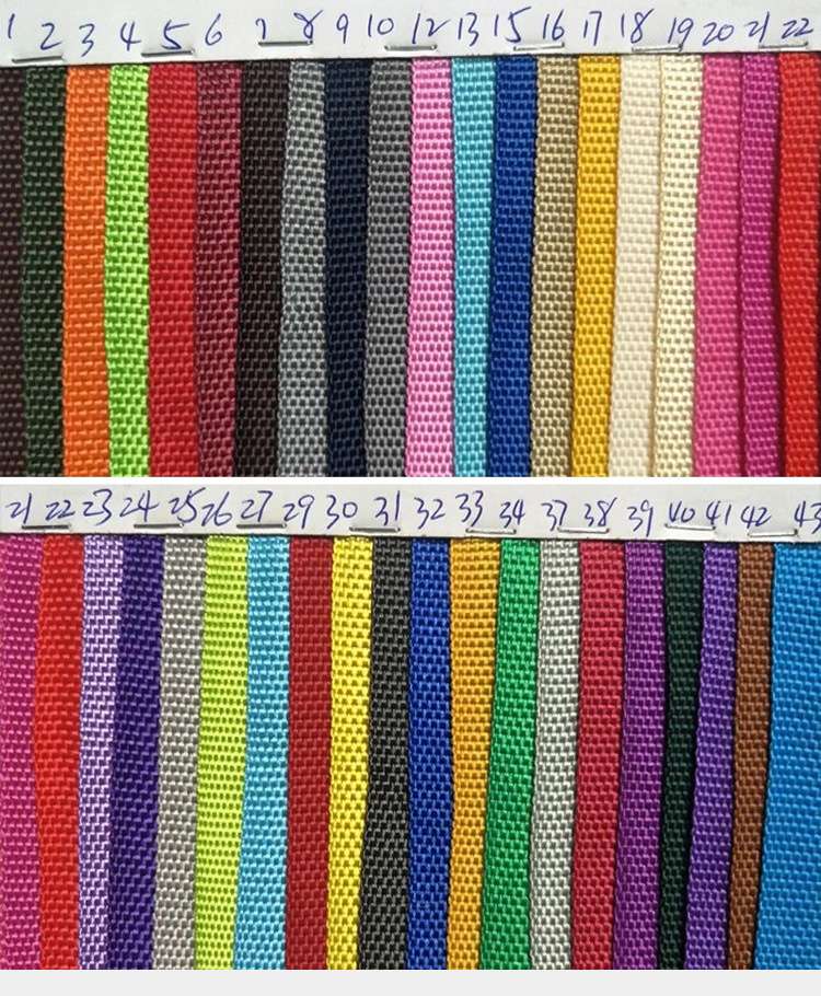 2.5cm polypropylene plain weave 900D new European standard webbing in stock, environmentally friendly webbing for school bags, luggage straps and accessories supply undefined
