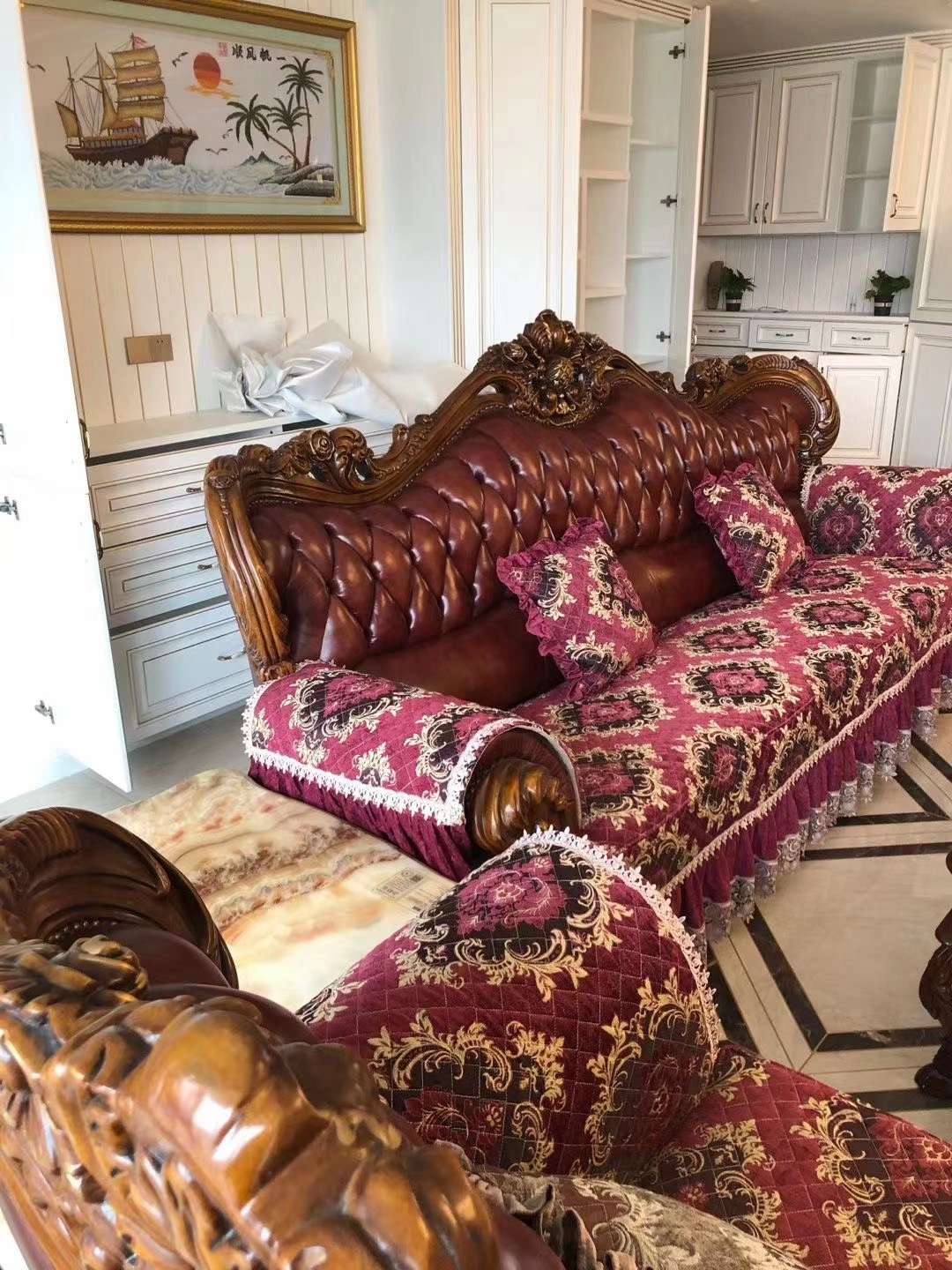 餐垫，沙发垫，飘窗垫，床上用品，喜庆用品私人订制220元一平方详情图10