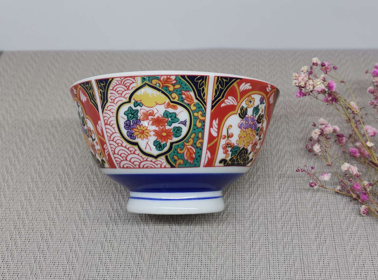 日本陶瓷米饭碗家用日式和风复古餐具创意不烫手吃饭碗详情图4