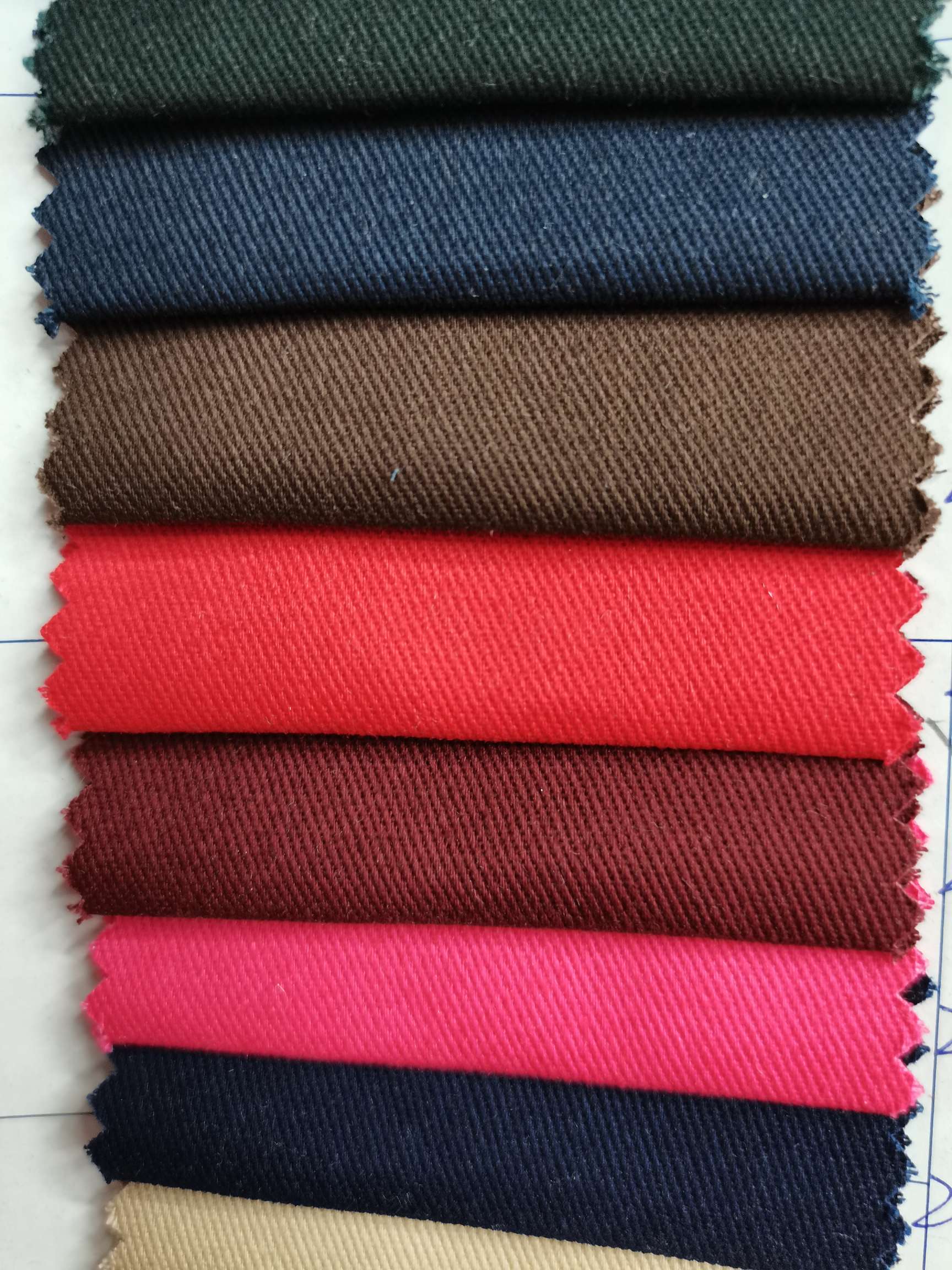 All-cotton twill twill twill