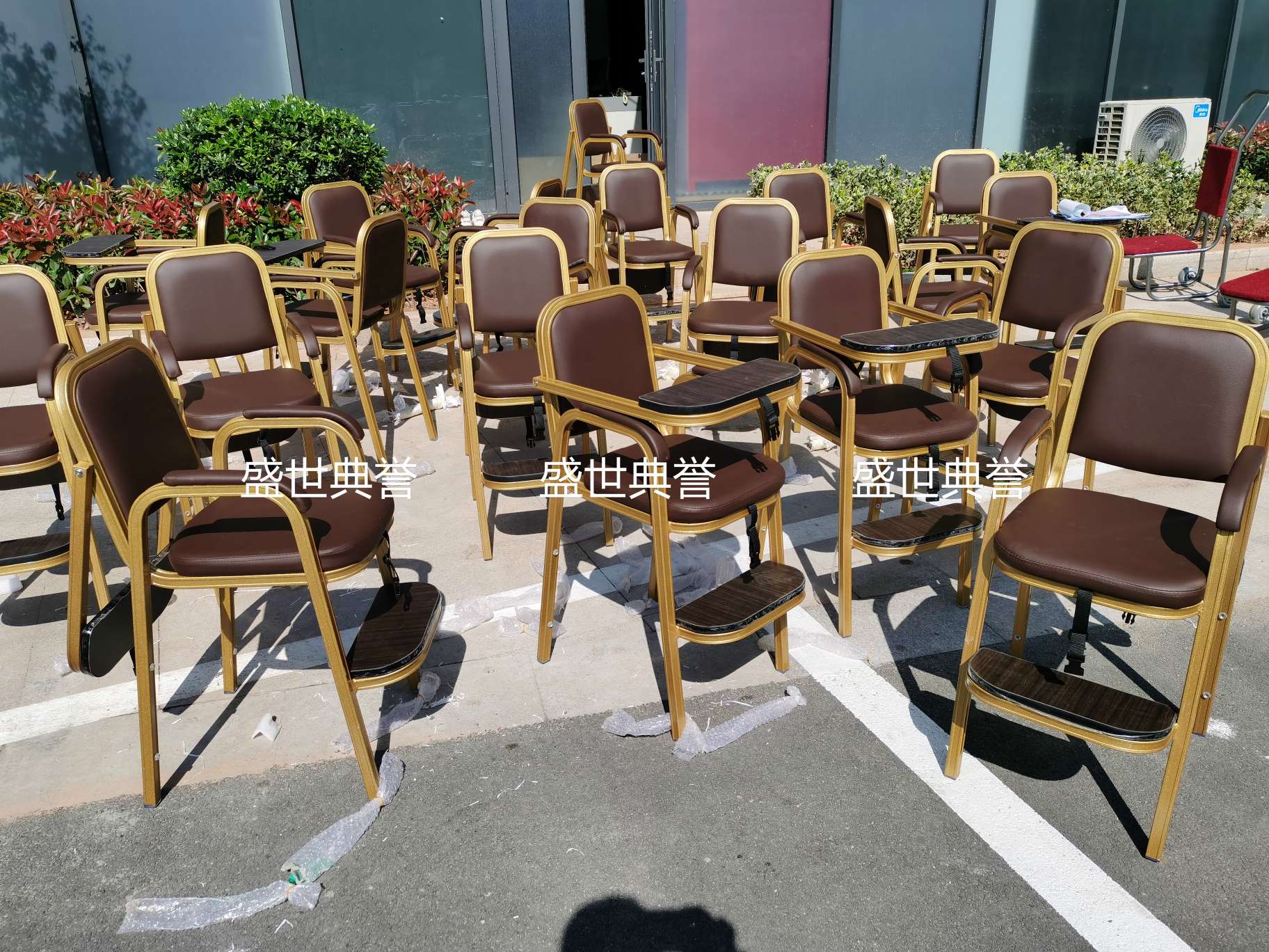 杭州国际宴会中心宝宝餐椅酒店宴会厅铝合金宝宝椅餐厅包厢儿童椅详情图14