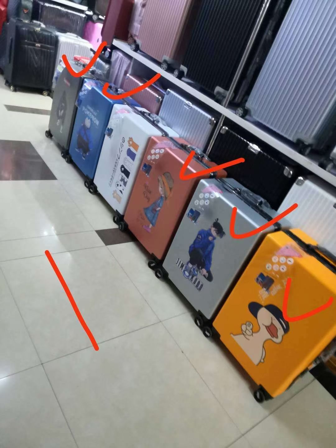 品牌拉杆箱 20 寸 22寸 24寸 26寸学生行李箱 旅行箱细节图