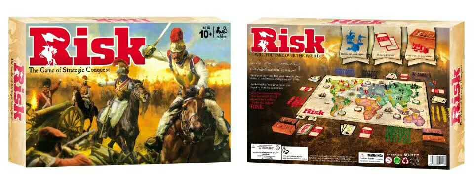 Risk 大战役游戏 卡牌桌游