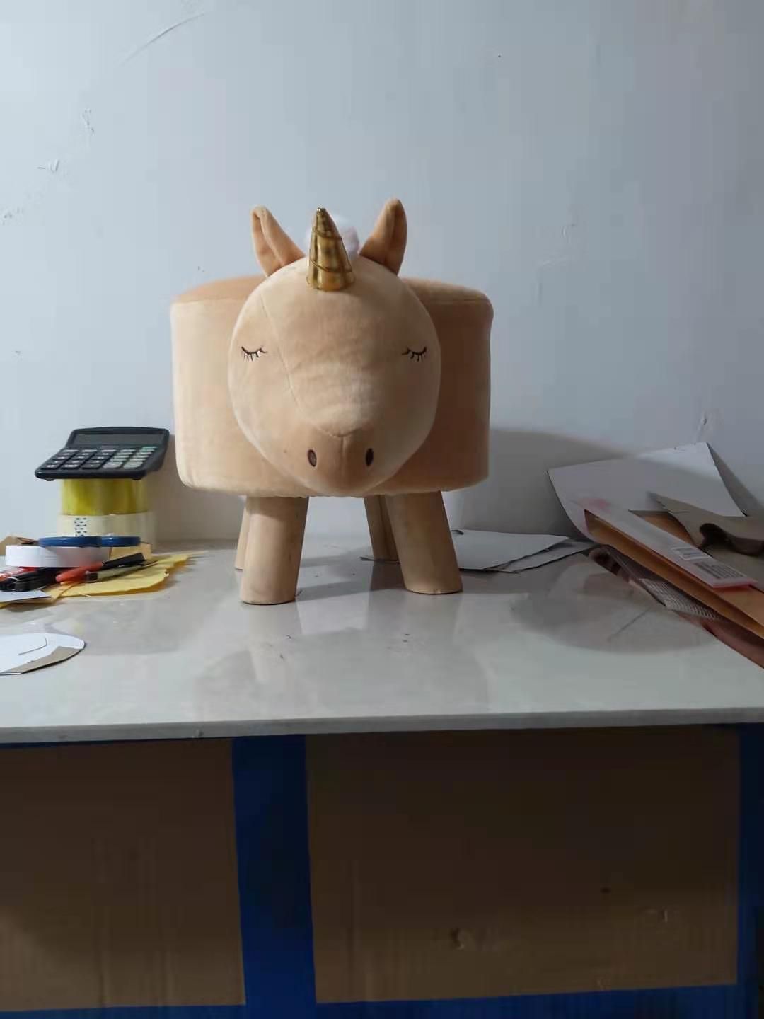 星辰厂家动物凳换鞋凳毛绒凳子小朋友最爱详情4