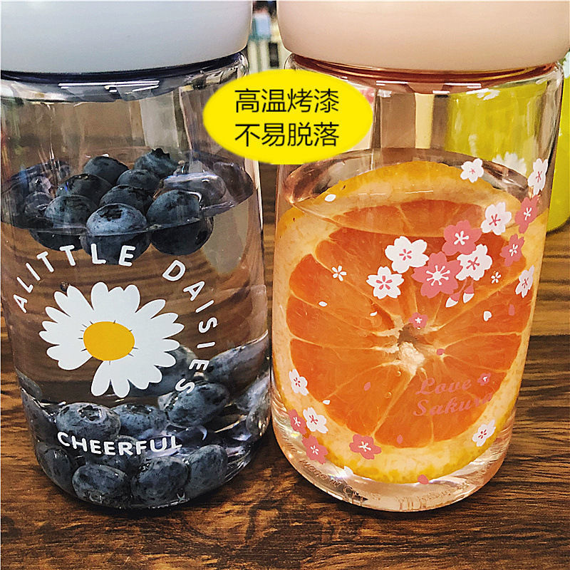 皇冠熊韩版ins可爱少女学生塑料杯随手杯网红抖音同款闺蜜防摔详情图7