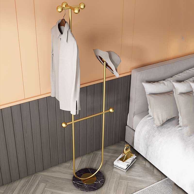 星辰家具厂轻奢衣帽架不锈钢衣帽架产品图