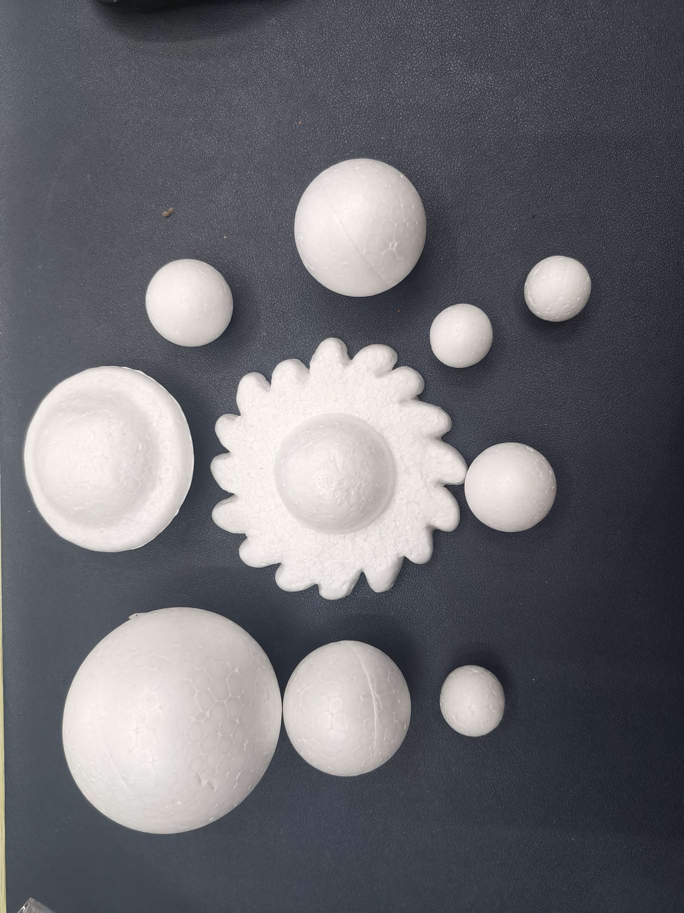 泡沫九大行星儿童益智天文学科普自制描色摆放玩具产品图