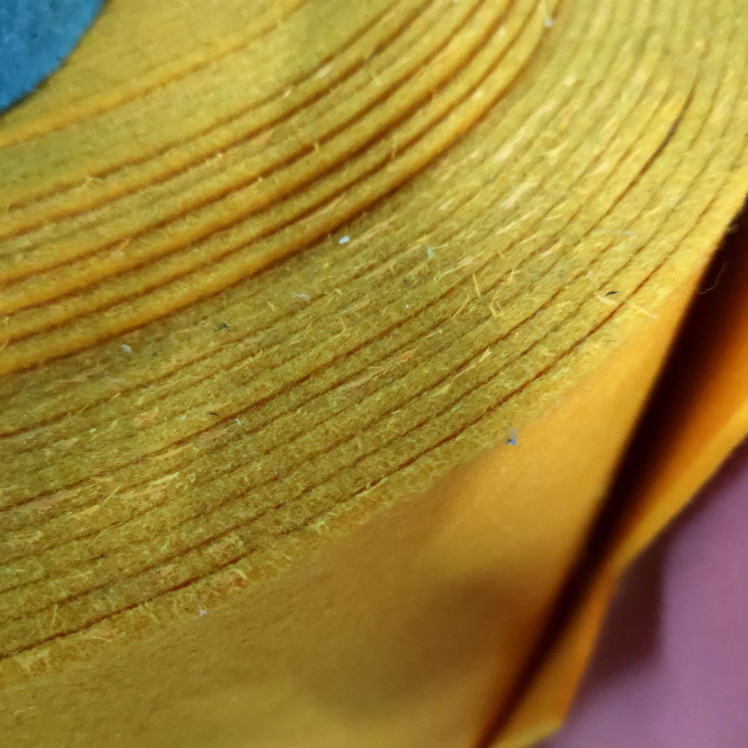 3mm yellow felt non-woven fabric details Picture