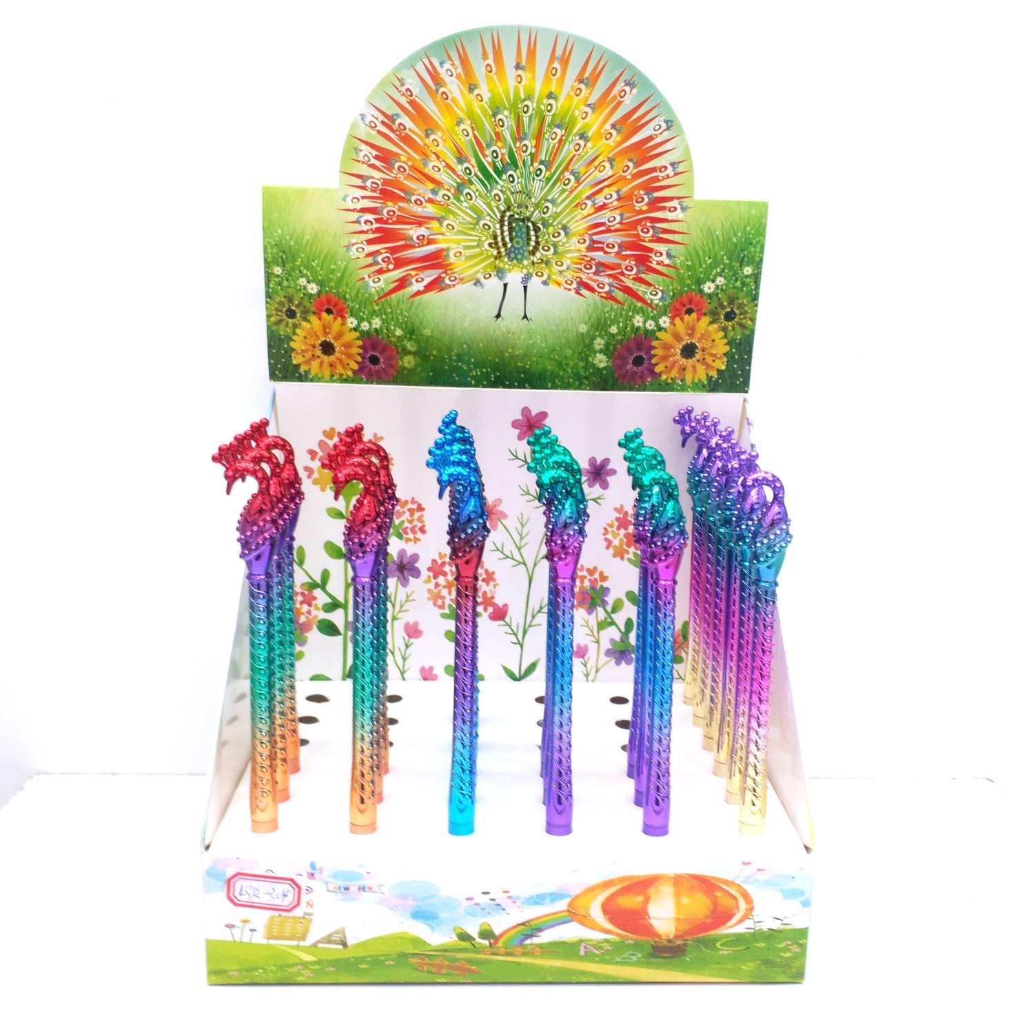 New peacock pen UV pen electronic modeling pen Peacock neutral pen thumbnail
