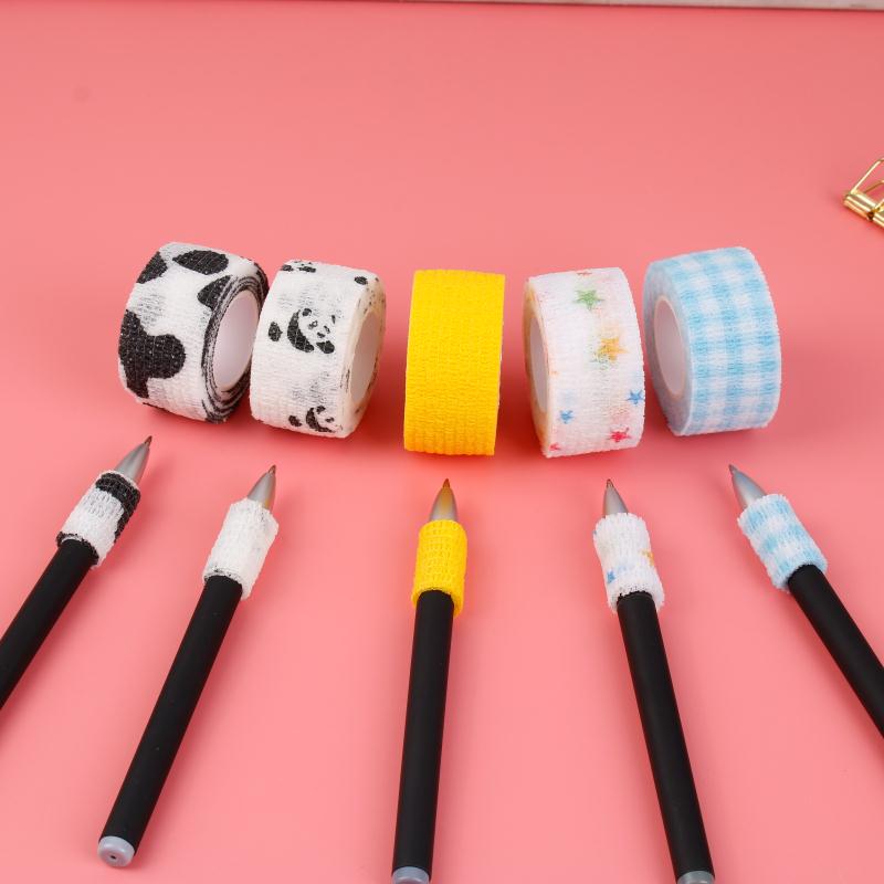 学生护指自粘绷带写字防磨关节保护套印花绷带详情图4